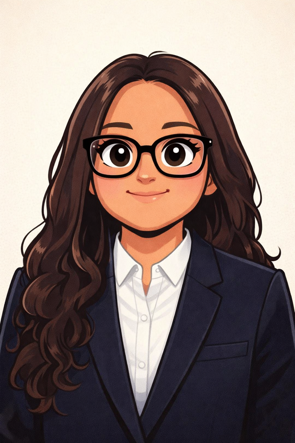 Cartoon portrait of Amy